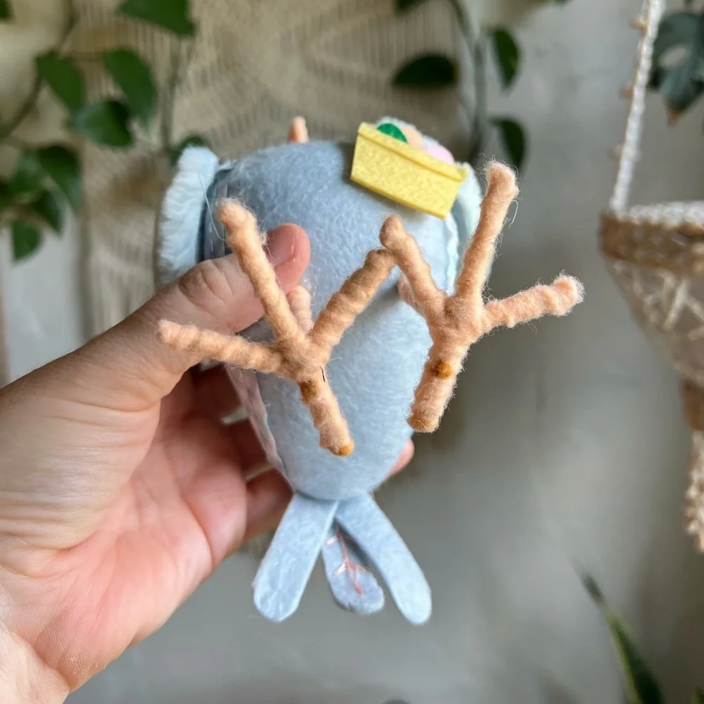 Target Wondershop Spring Bird Figurine Pastel Plaid Cottagecore Easter Decor